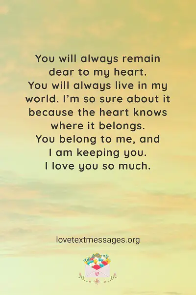 best love messages for him from the heart of all time
