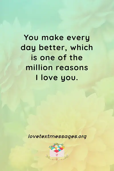best loving you messages for him to send