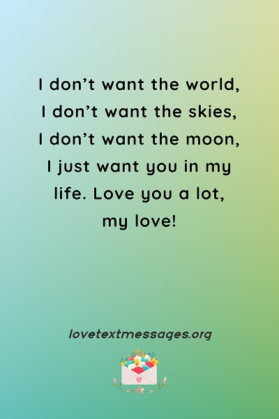 most romantic messages for her to text