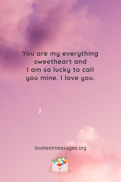 most romantic messages for him