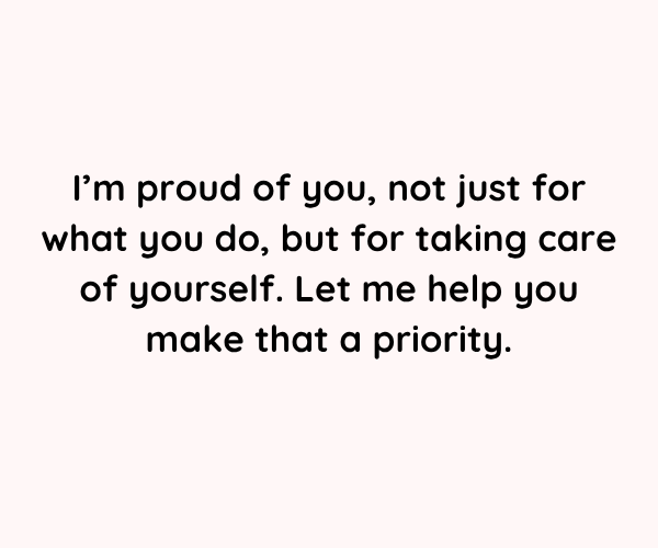 Take Care Messages for Husband